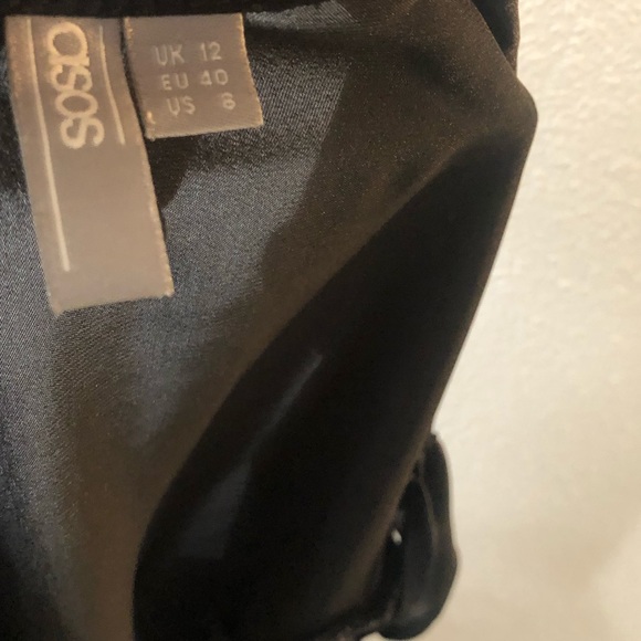 ASOS | Black Cold Shoulder Ruffle Cami - Picture 4 of 5